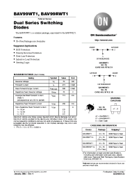 Datasheet BAV99WT1 manufacturer ON Semiconductor